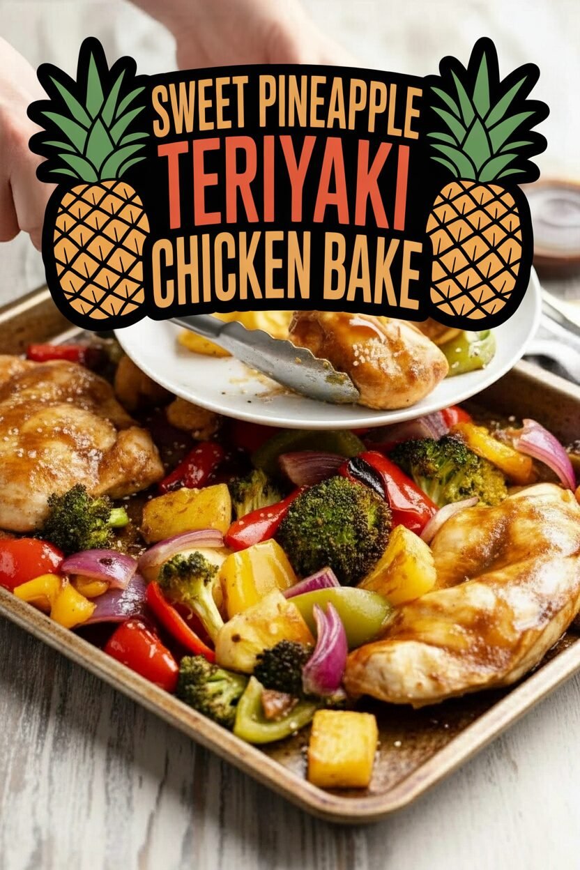 Sweet Pineapple Teriyaki Chicken Bake