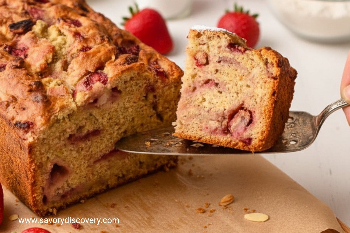 Simple Strawberry Banana Bread