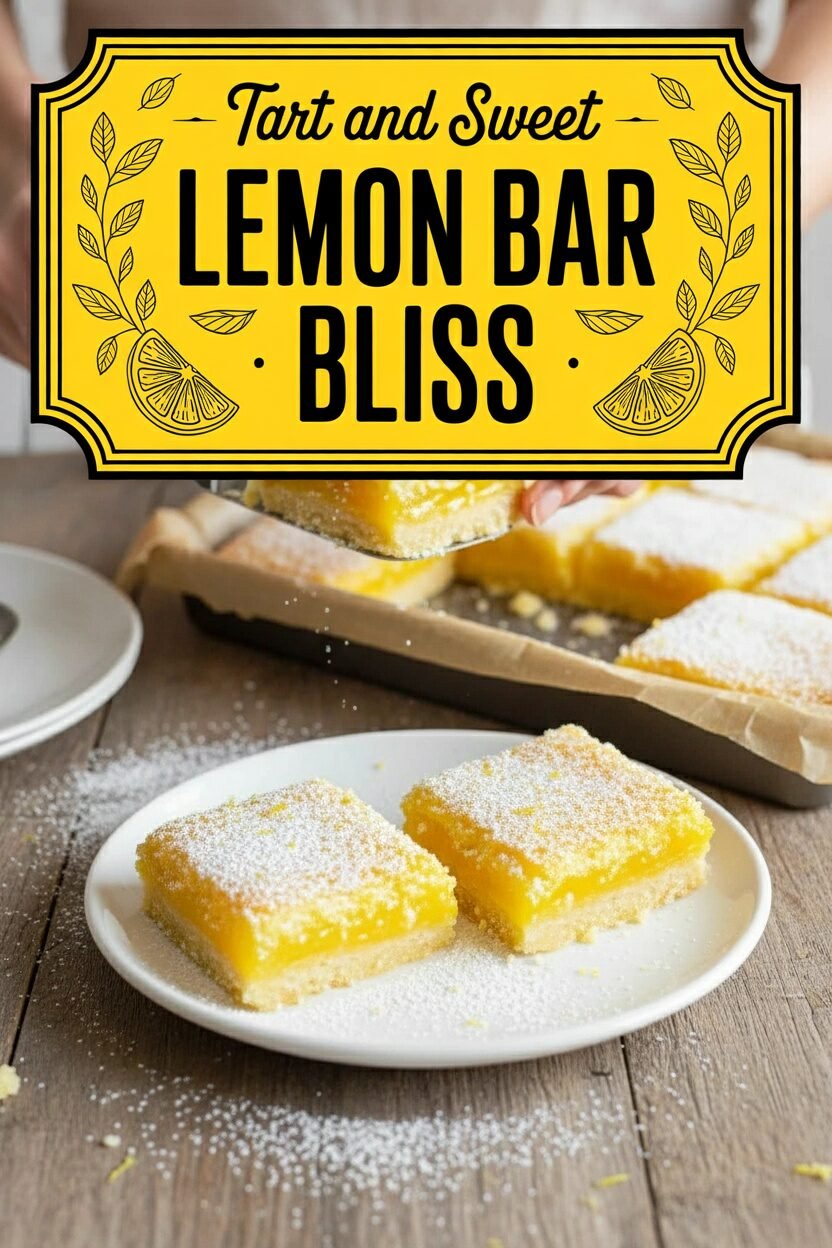Tart and Sweet Lemon Bar Bliss