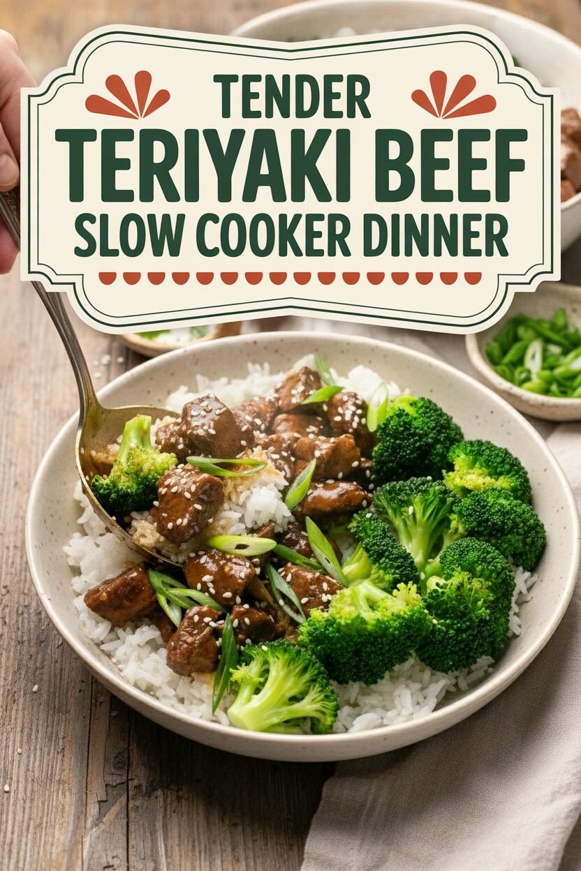 Tender Teriyaki Beef Slow Cooker Dinner