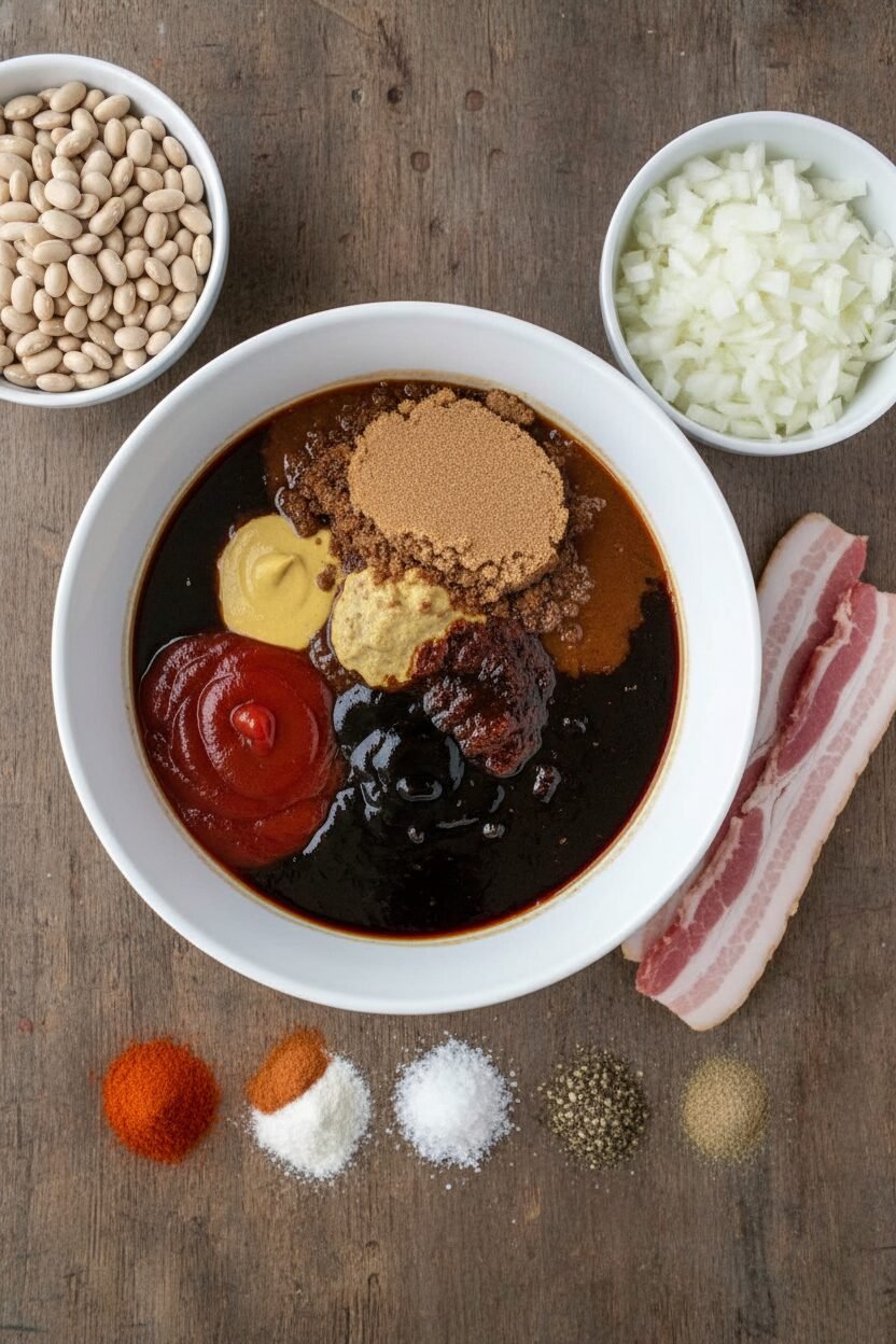 Timeless Baked Beans with Smoky Sweet Glaze