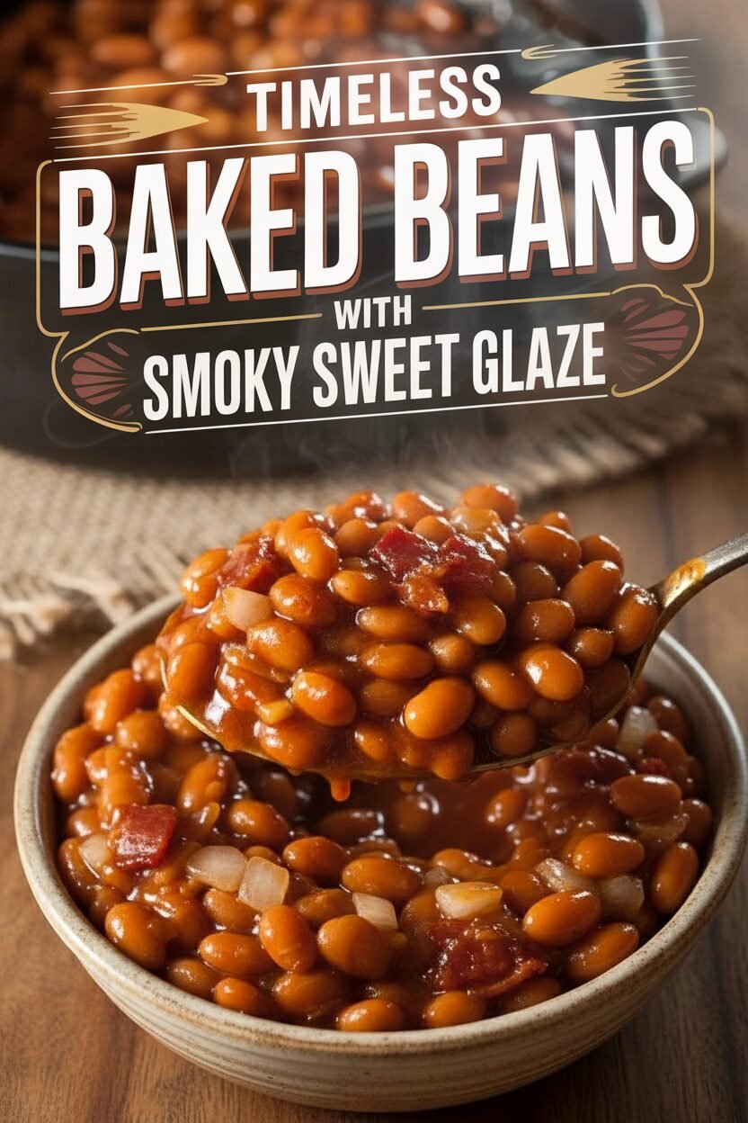 Timeless Baked Beans with Smoky Sweet Glaze