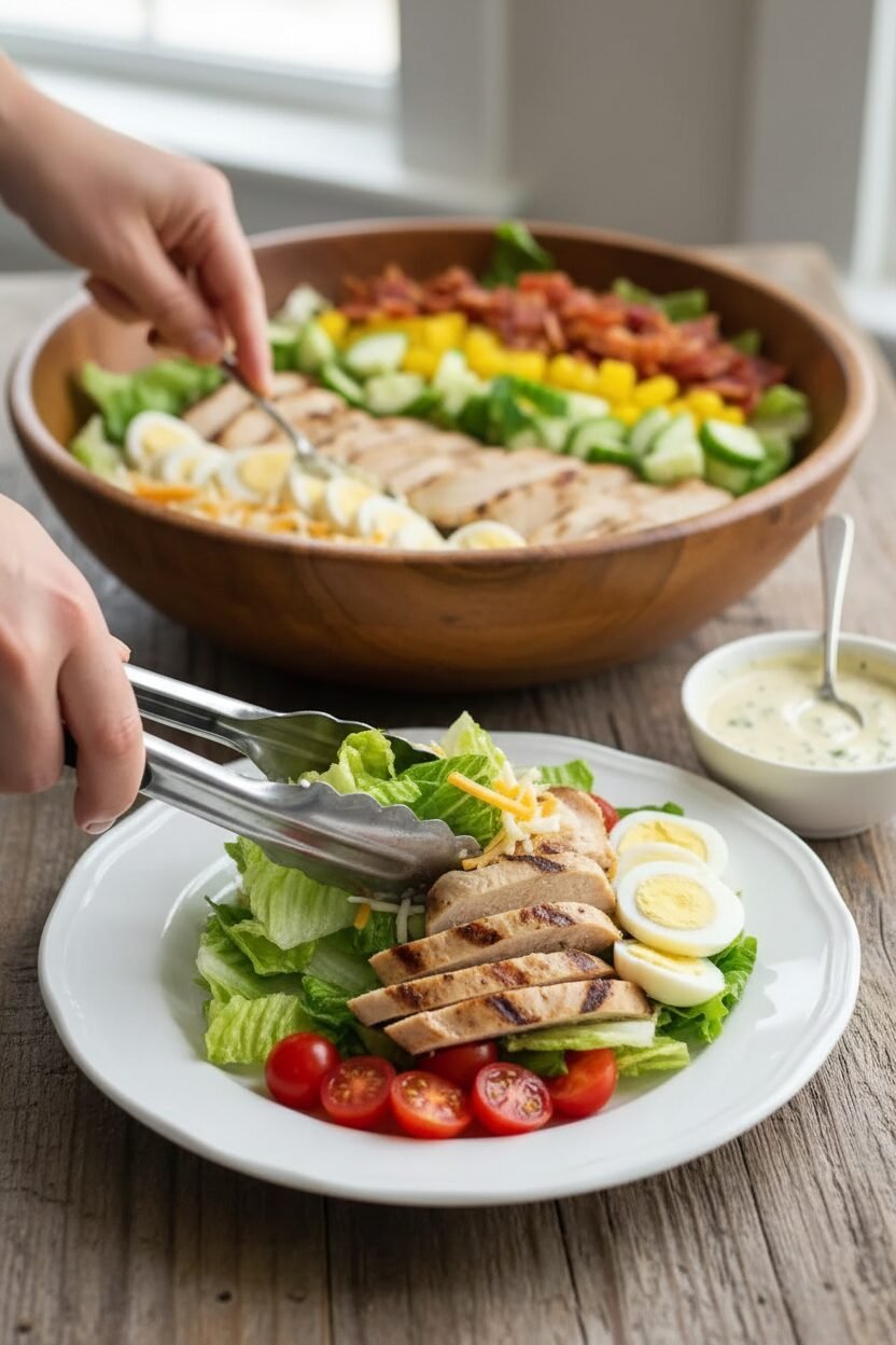 Timeless Cobb Salad with Creamy Dressing