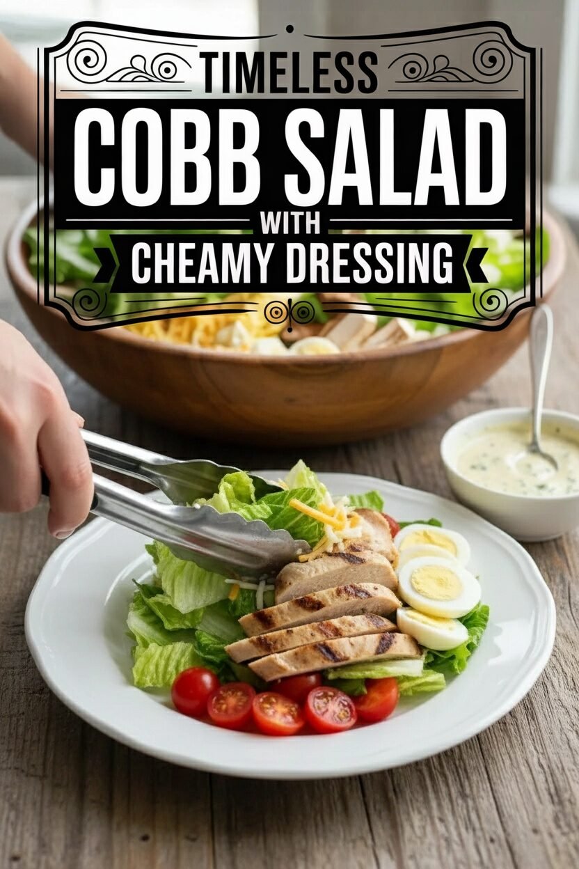 Timeless Cobb Salad with Creamy Dressing