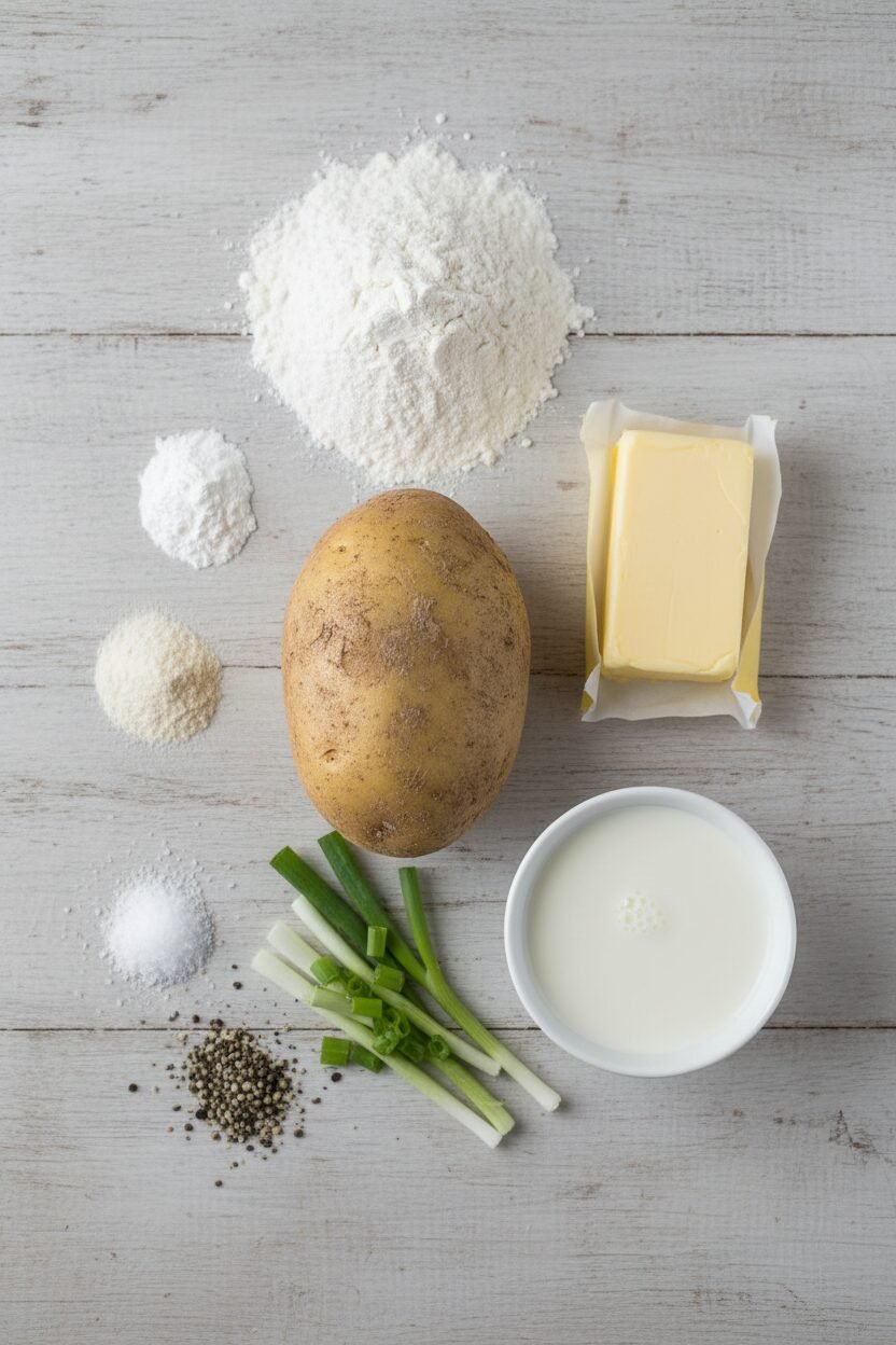 Traditional Irish Potato Farls Breakfast