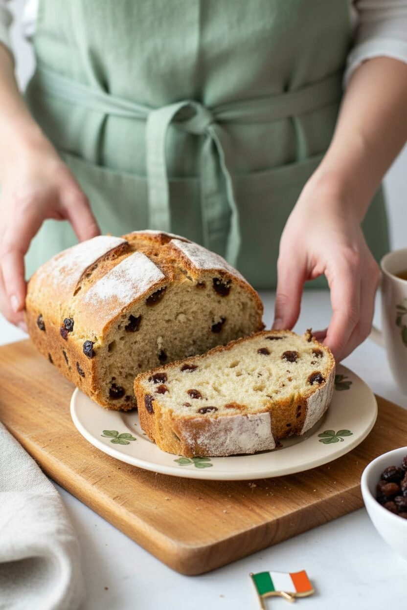 Traditional Irish Soda Bread for St Patricks Day