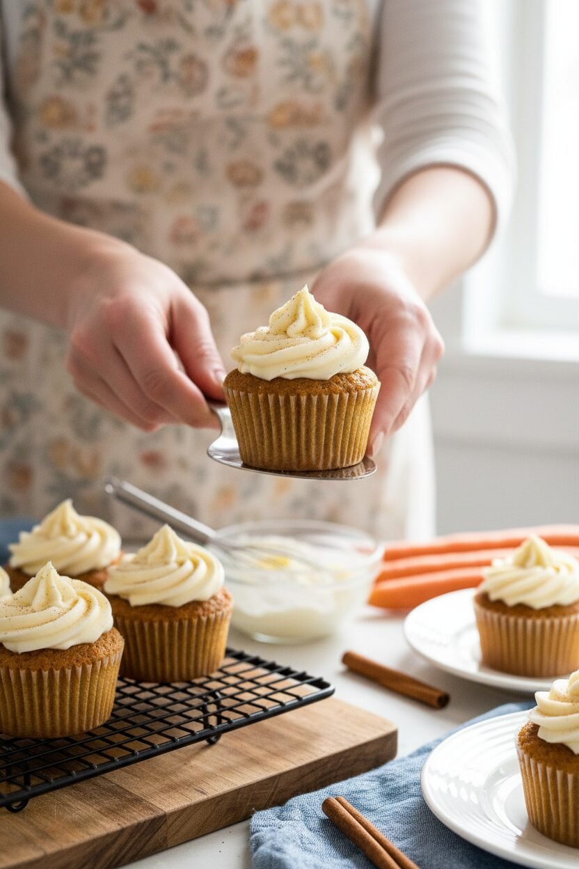 Ultimate Moist Carrot Cake Cupcakes