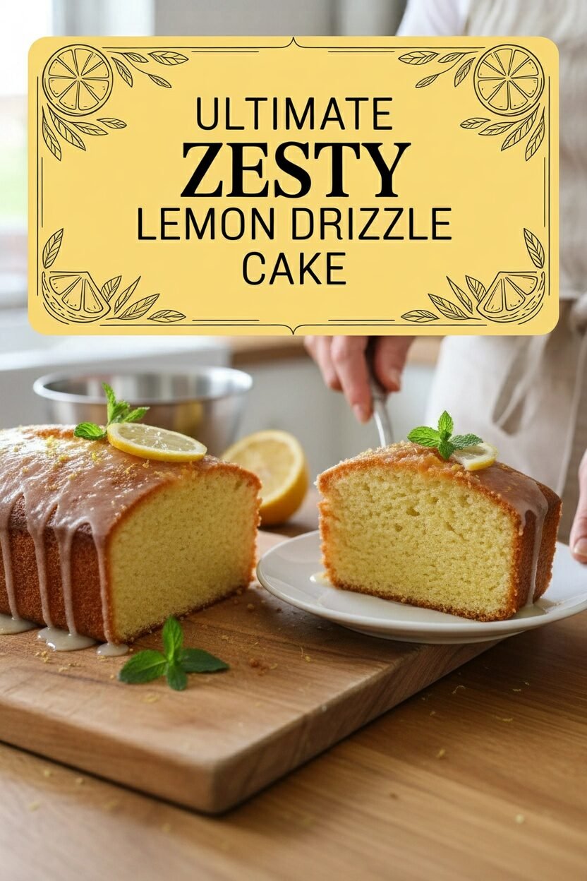 Ultimate Zesty Lemon Drizzle Cake
