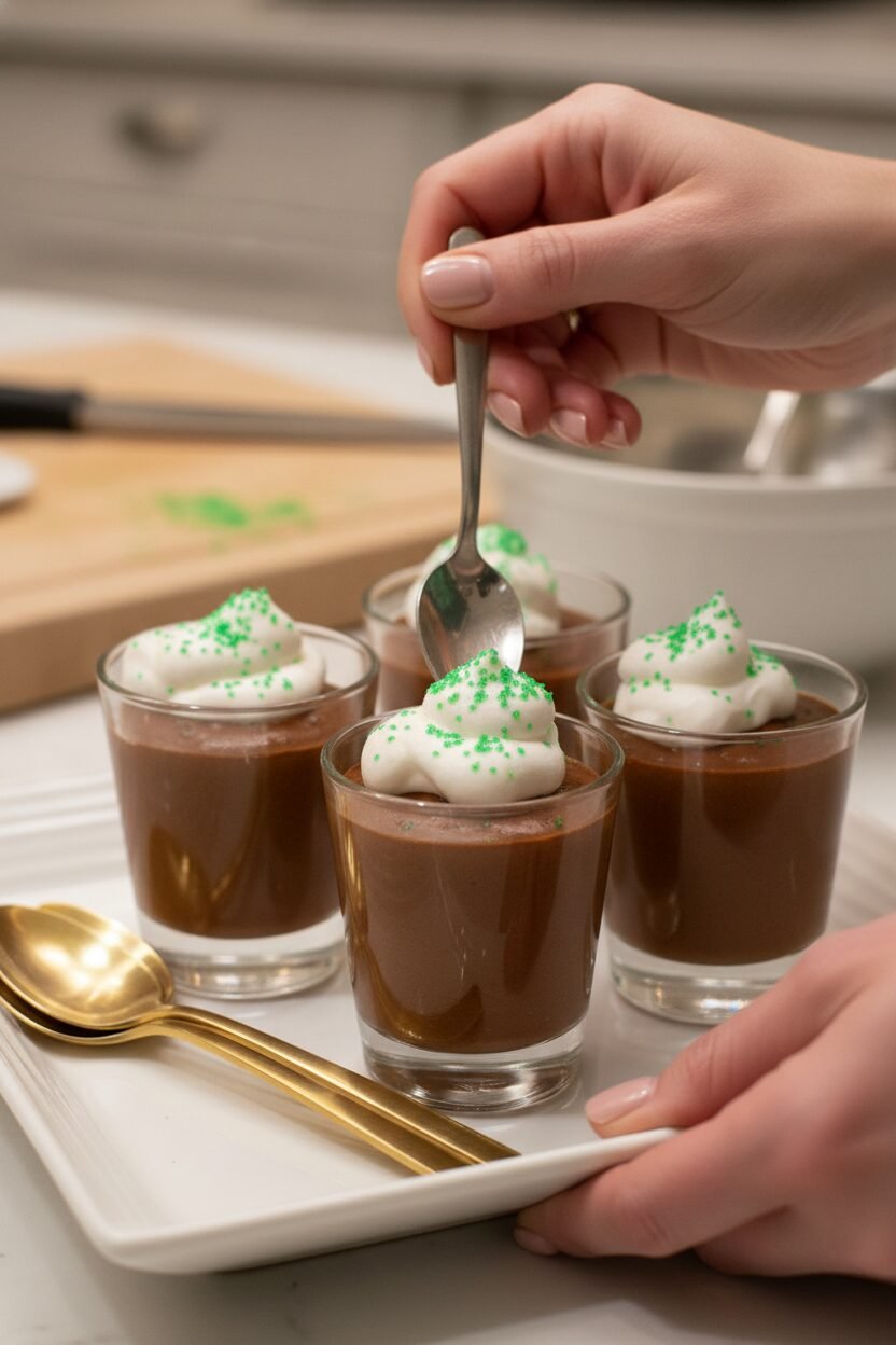 Velvety Guinness Chocolate Pots