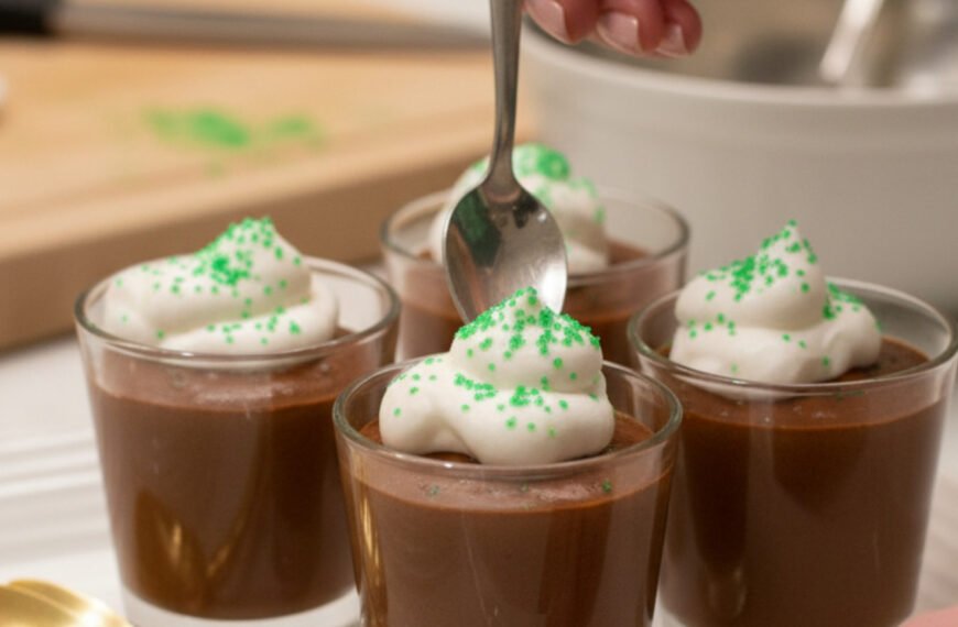 Creamy Guinness Chocolate Mousse Pots