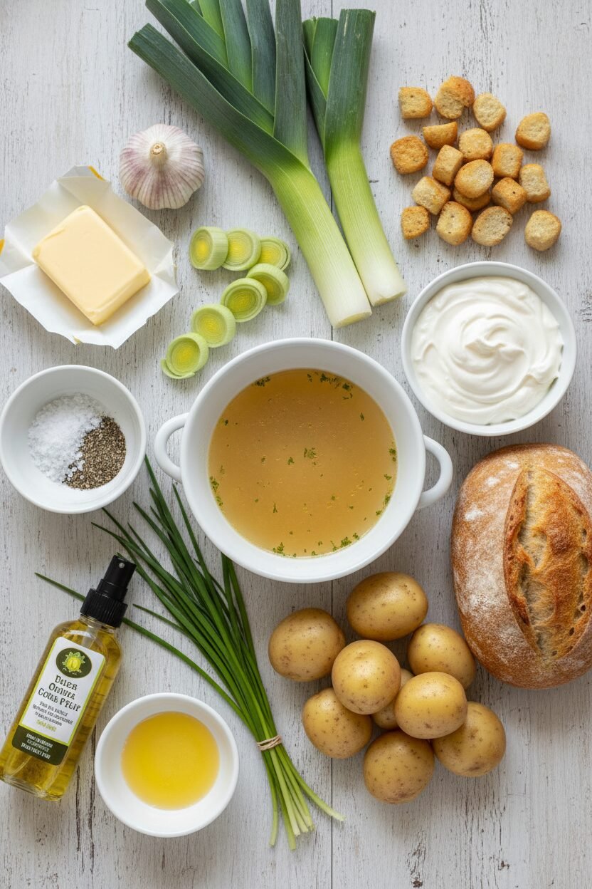 Velvety Potato Leek Soup