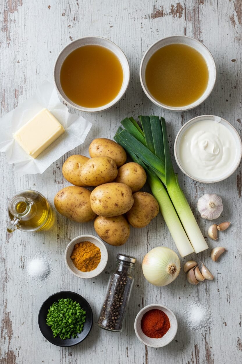 Velvety Potato Leek Soup