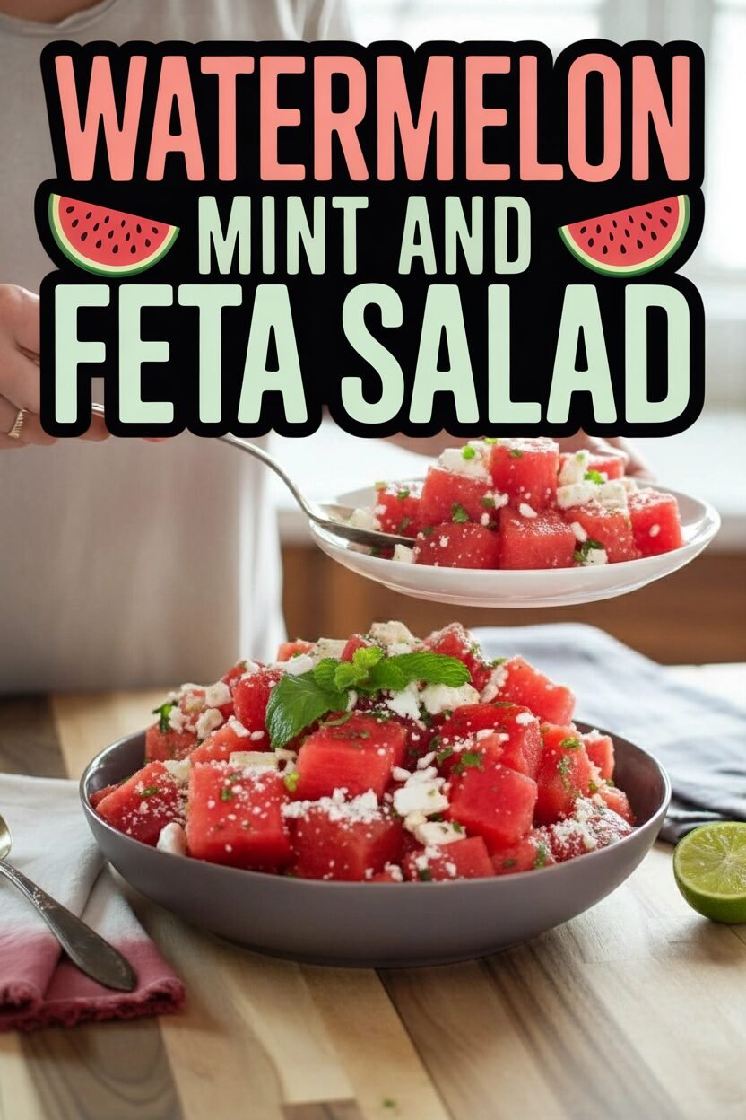Watermelon Mint and Feta Salad