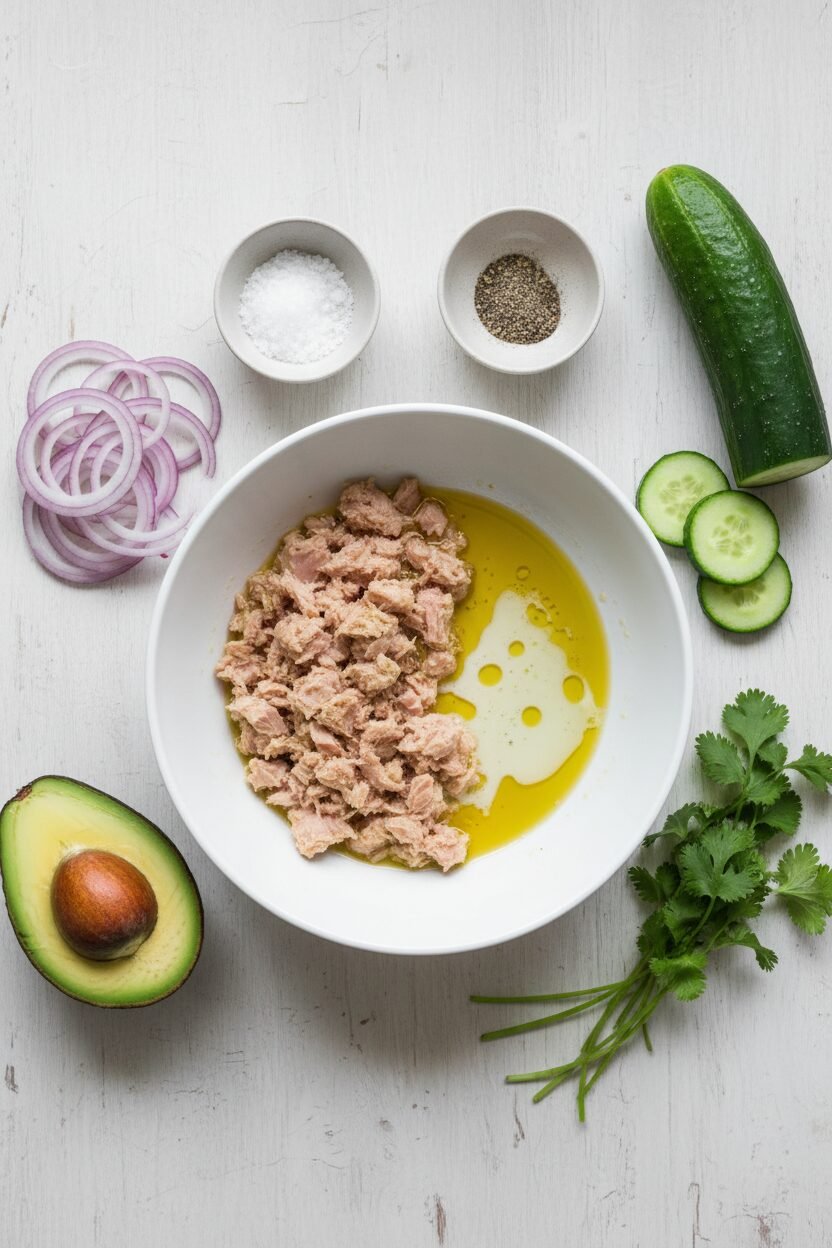 Zesty Avocado Tuna Salad in Minutes