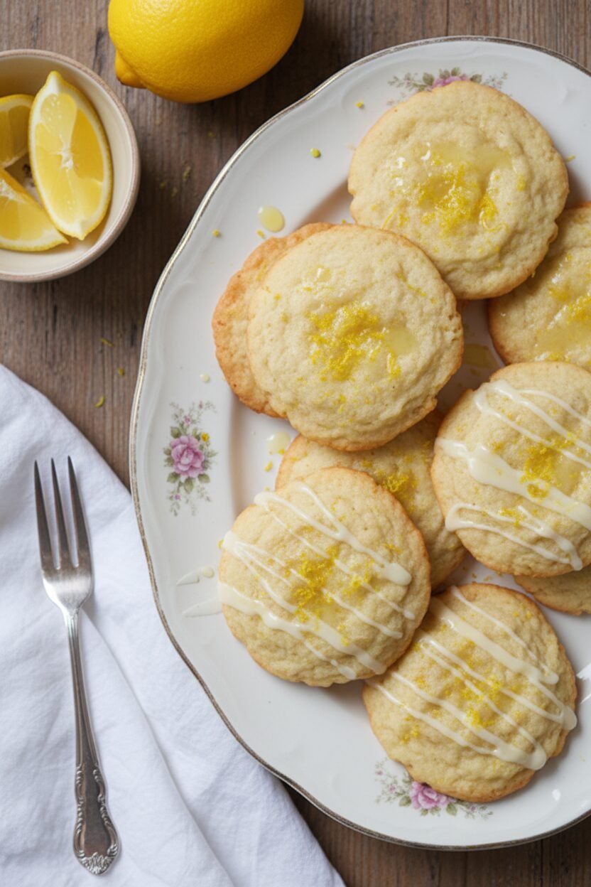 Zesty Lemon Oatmeal Cookie Delights