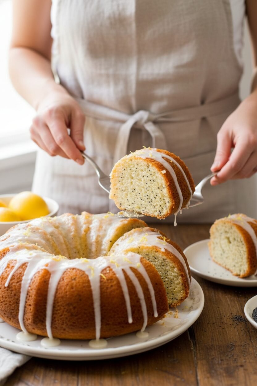 Zesty Lemon Poppy Seed Bundt