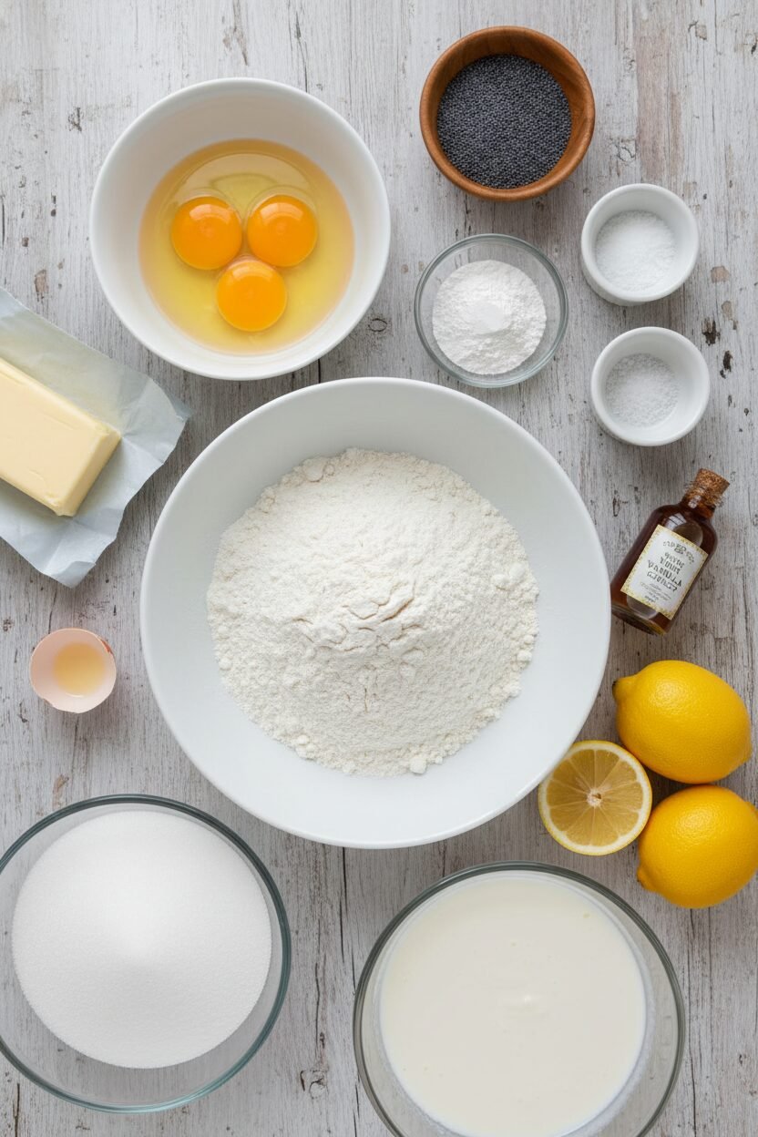 Zesty Lemon Poppy Seed Bundt