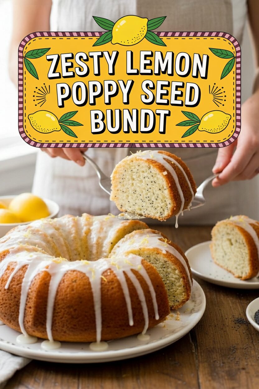 Zesty Lemon Poppy Seed Bundt