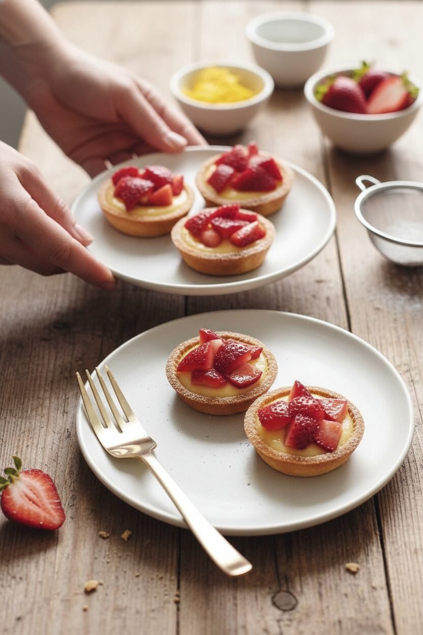 Zesty Lemon Tartlets with Berry Topping