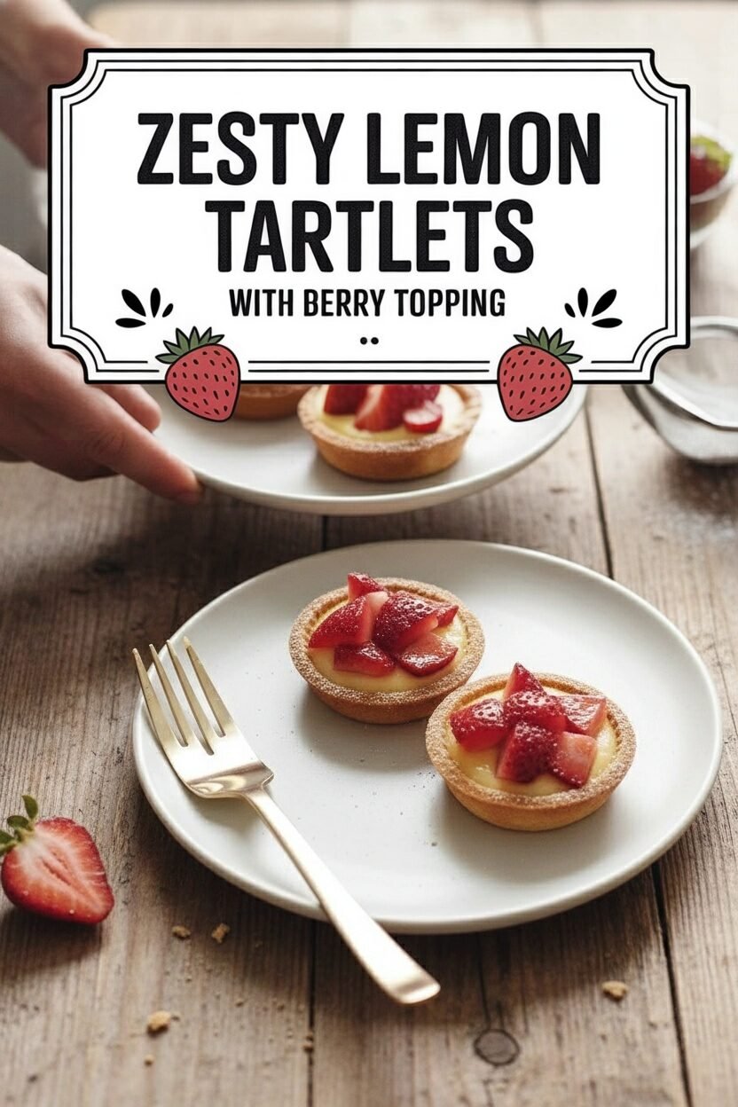 Zesty Lemon Tartlets with Berry Topping