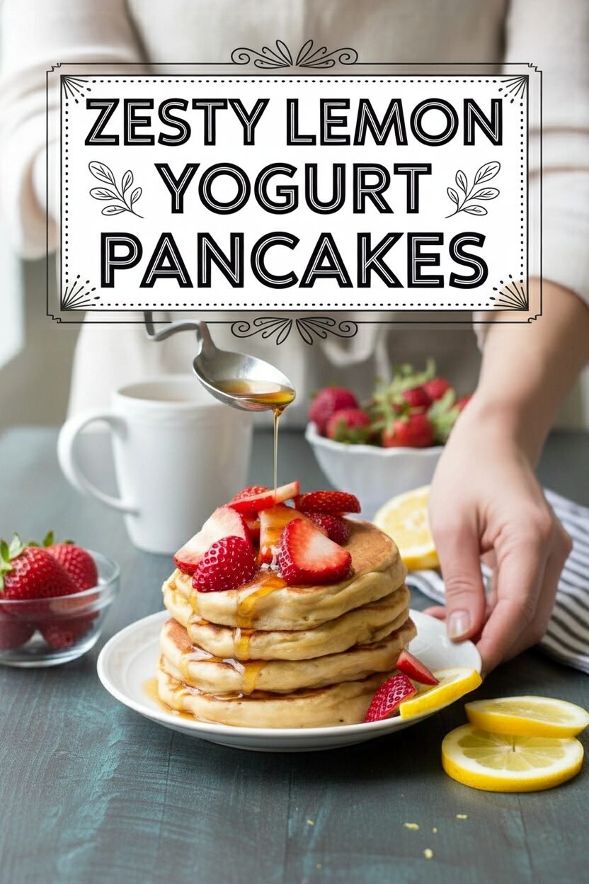 Zesty Lemon Yogurt Pancakes