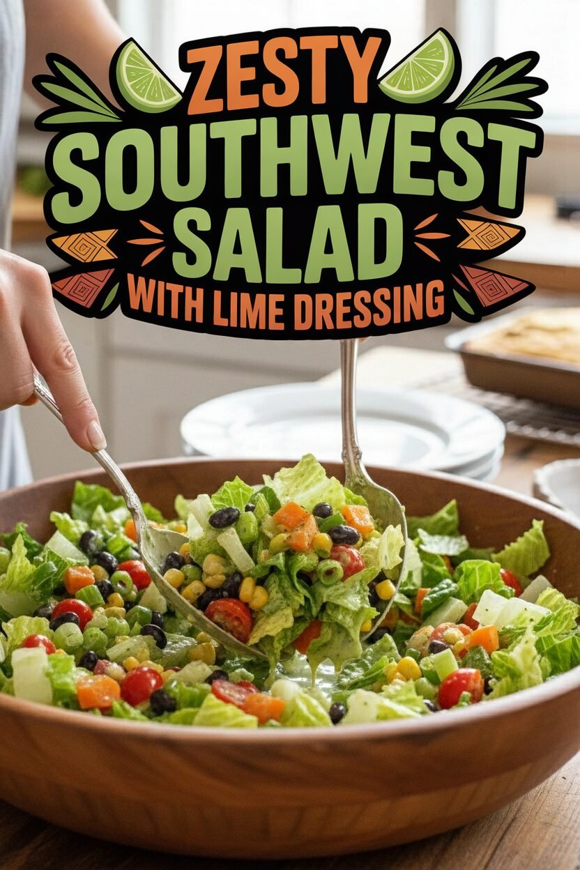 Zesty Southwest Salad with Lime Dressing