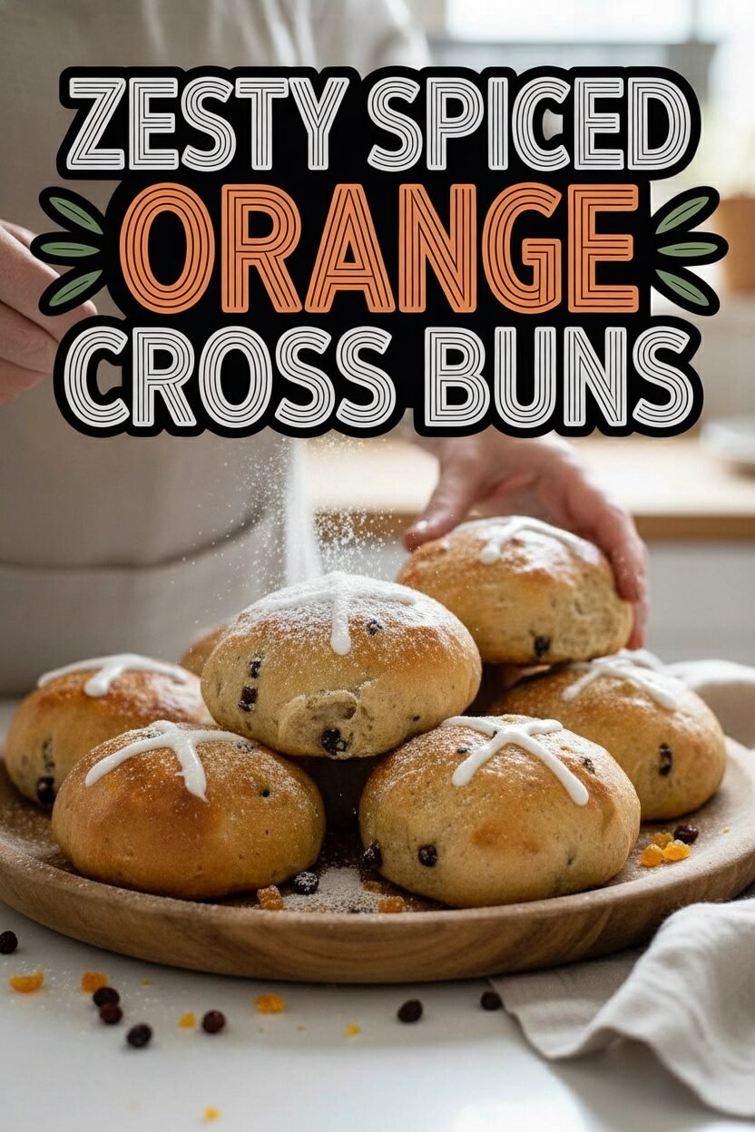 Zesty Spiced Orange Cross Buns