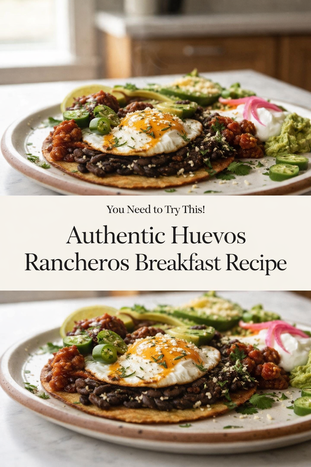 Authentic Huevos Rancheros Breakfast Recipe