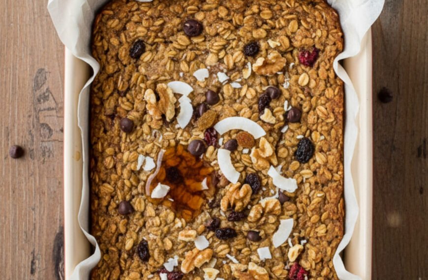 Banana Nut Baked Oatmeal Bars
