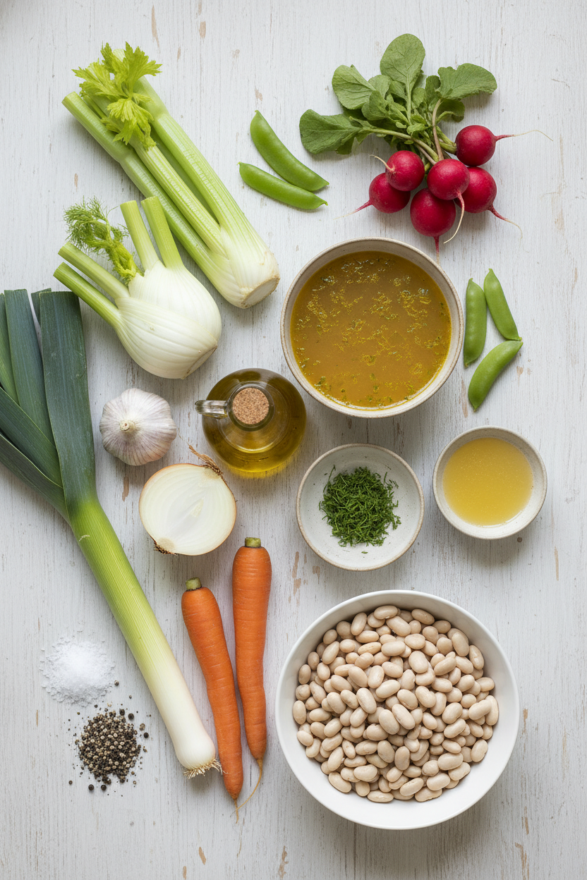 Bright Lemon White Bean Spring Soup