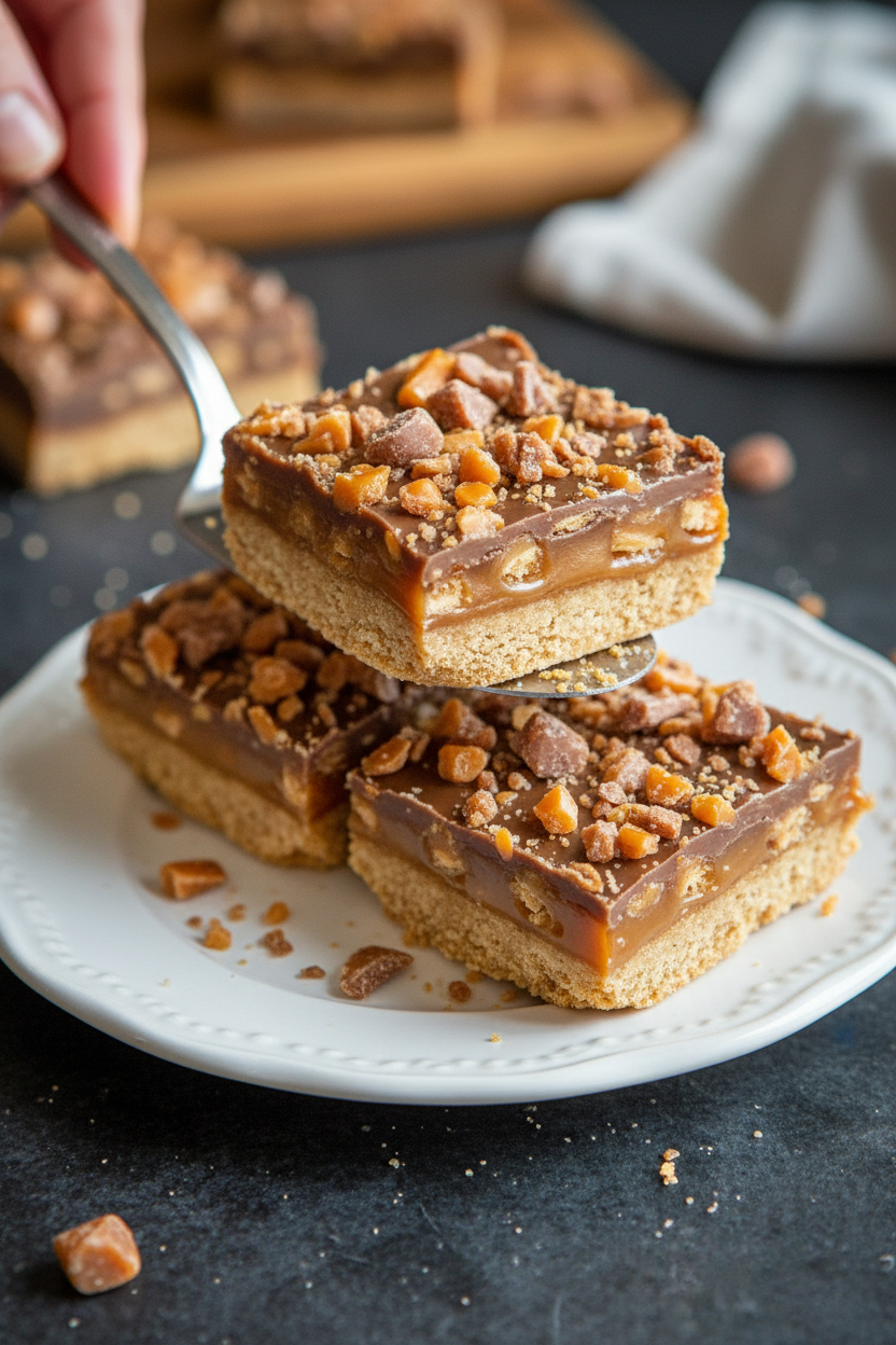 Butterfinger Caramel Crunch Bars Recipe
