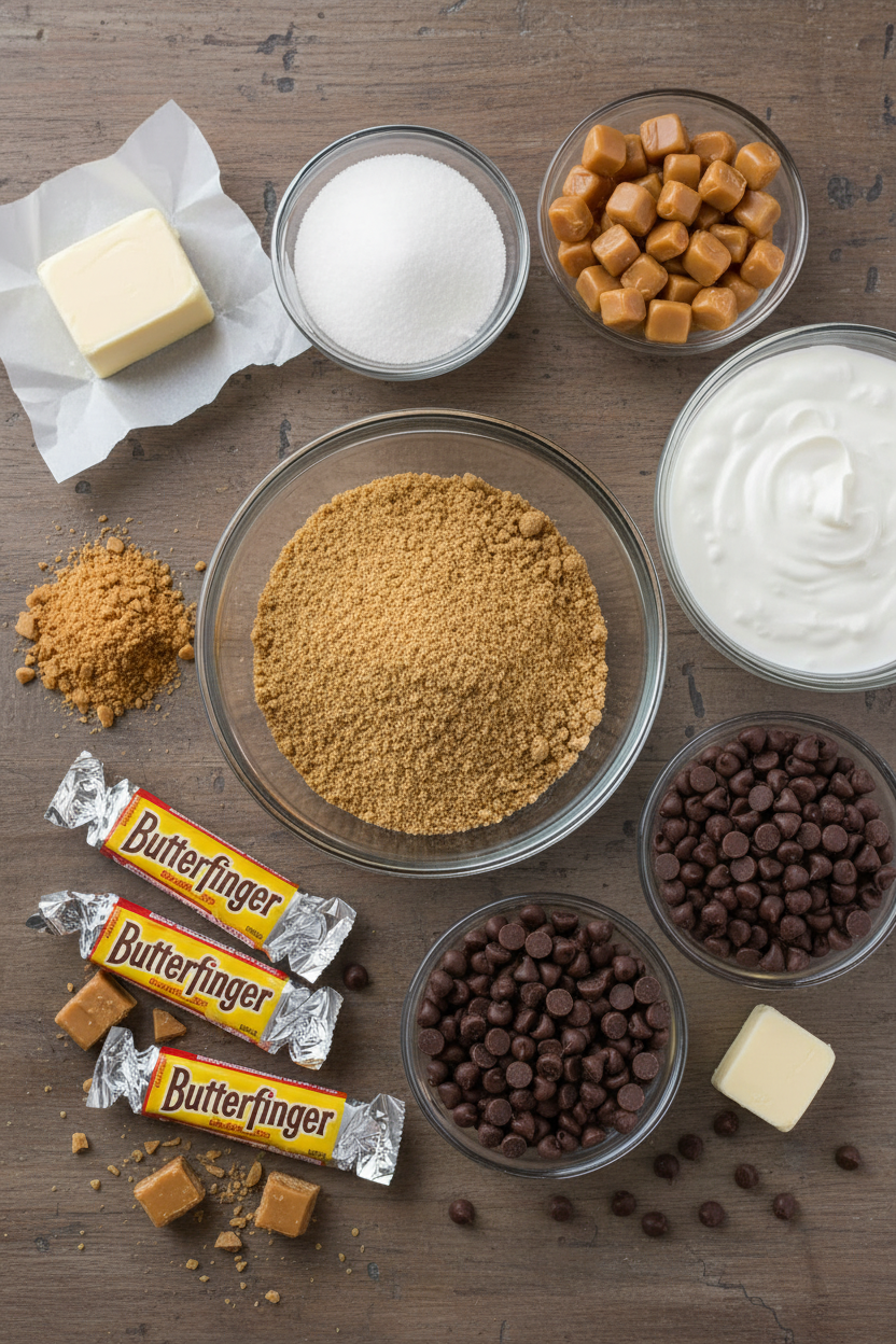 Butterfinger Caramel Crunch Bars Recipe