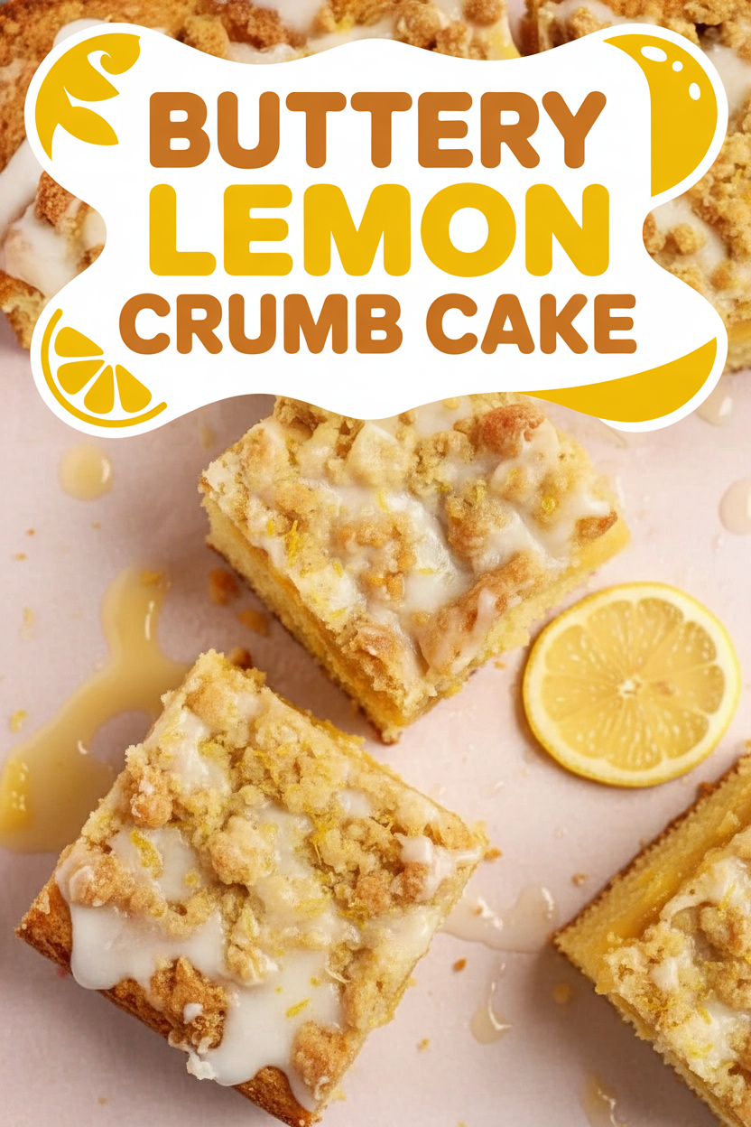Buttery Lemon Crumb Cake