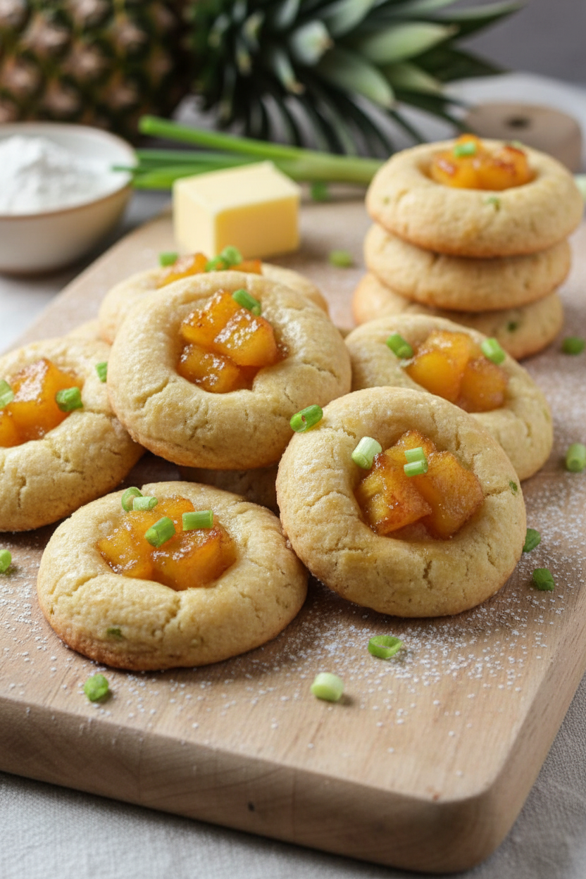 Buttery Pineapple Cookie Recipe from My Kitchen