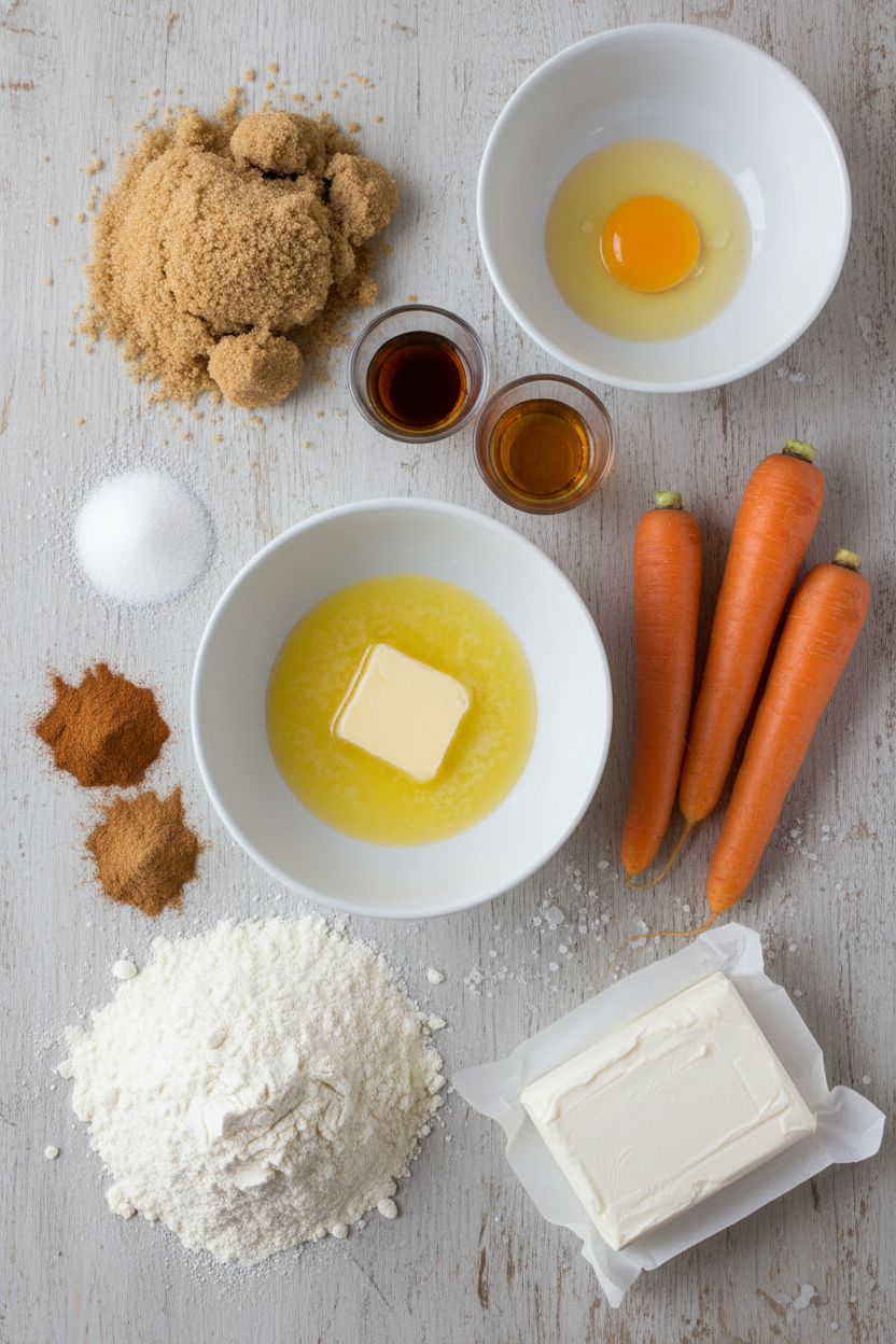 Carrot Cake Cream Cheese Bars Recipe