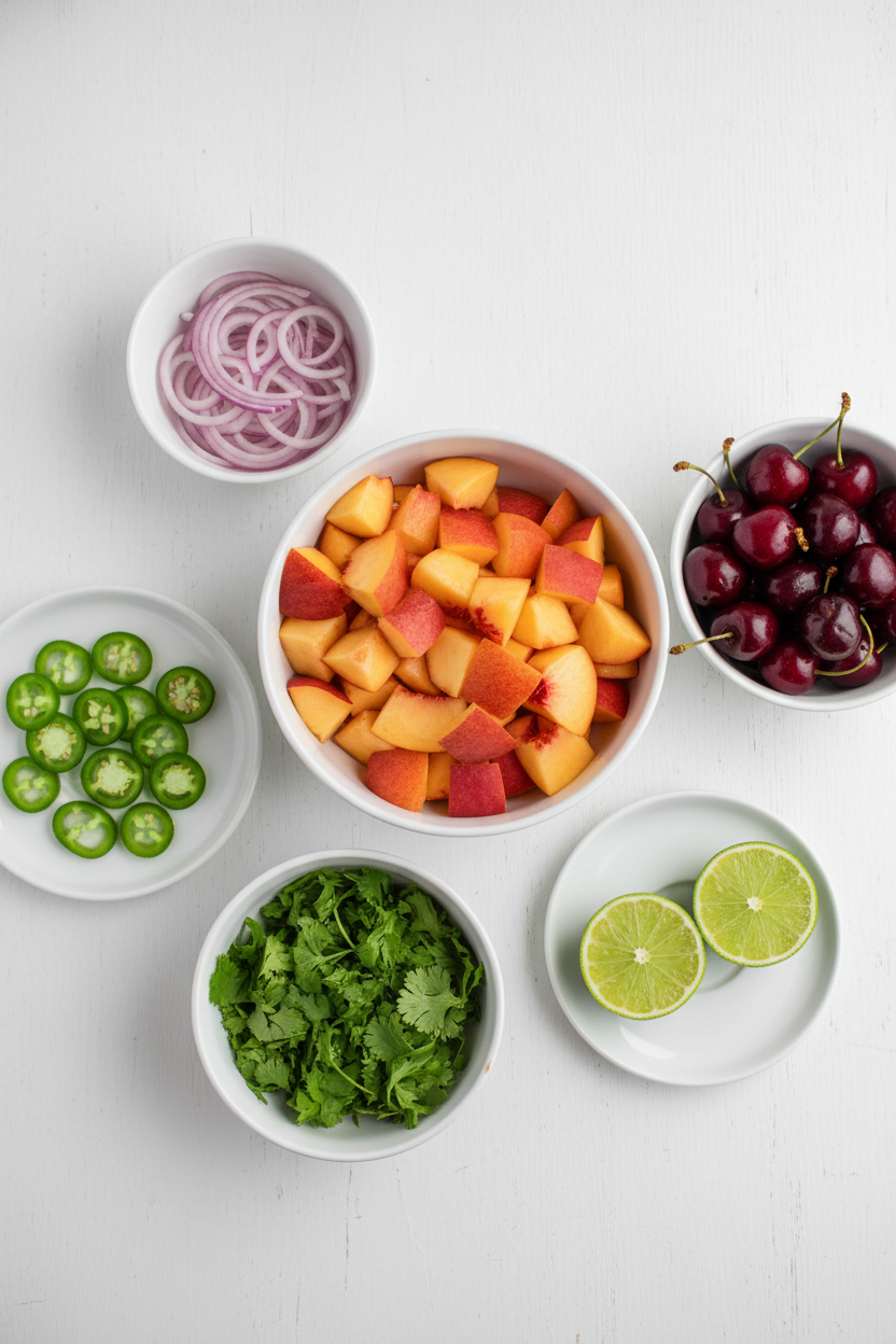 Chef-Approved Peach and Cherry Salsa Recipe