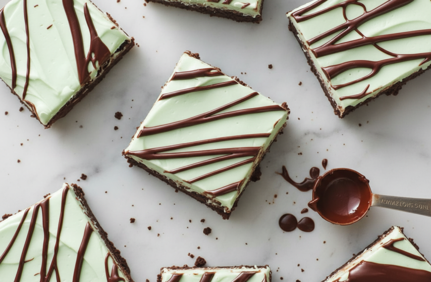 Chocolate Chip Brownies with Frosting and Glaze