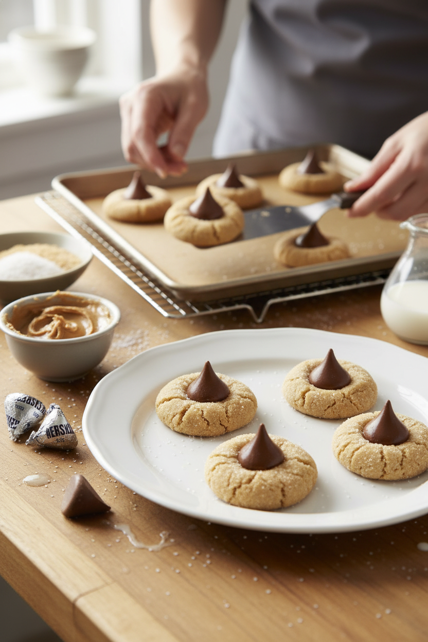 Classic Peanut Butter Blossom Cookies