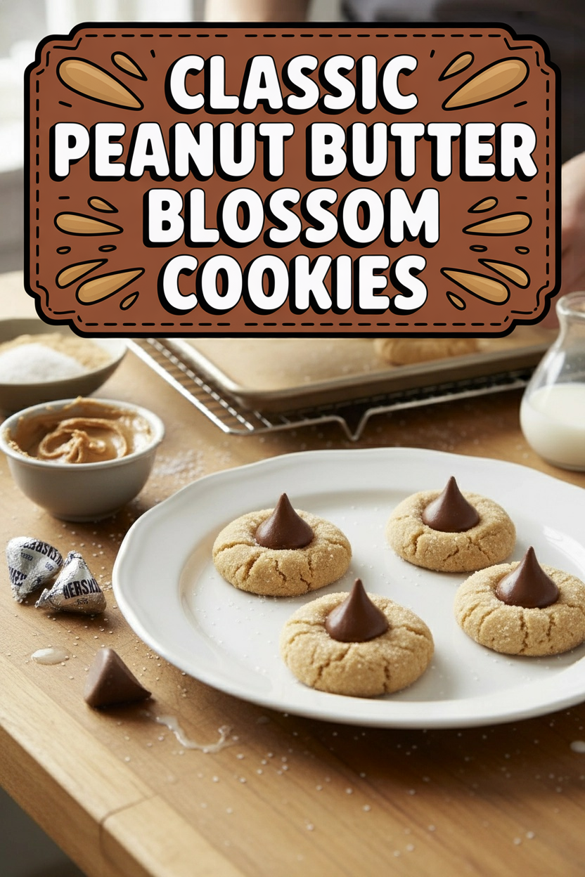 Classic Peanut Butter Blossom Cookies