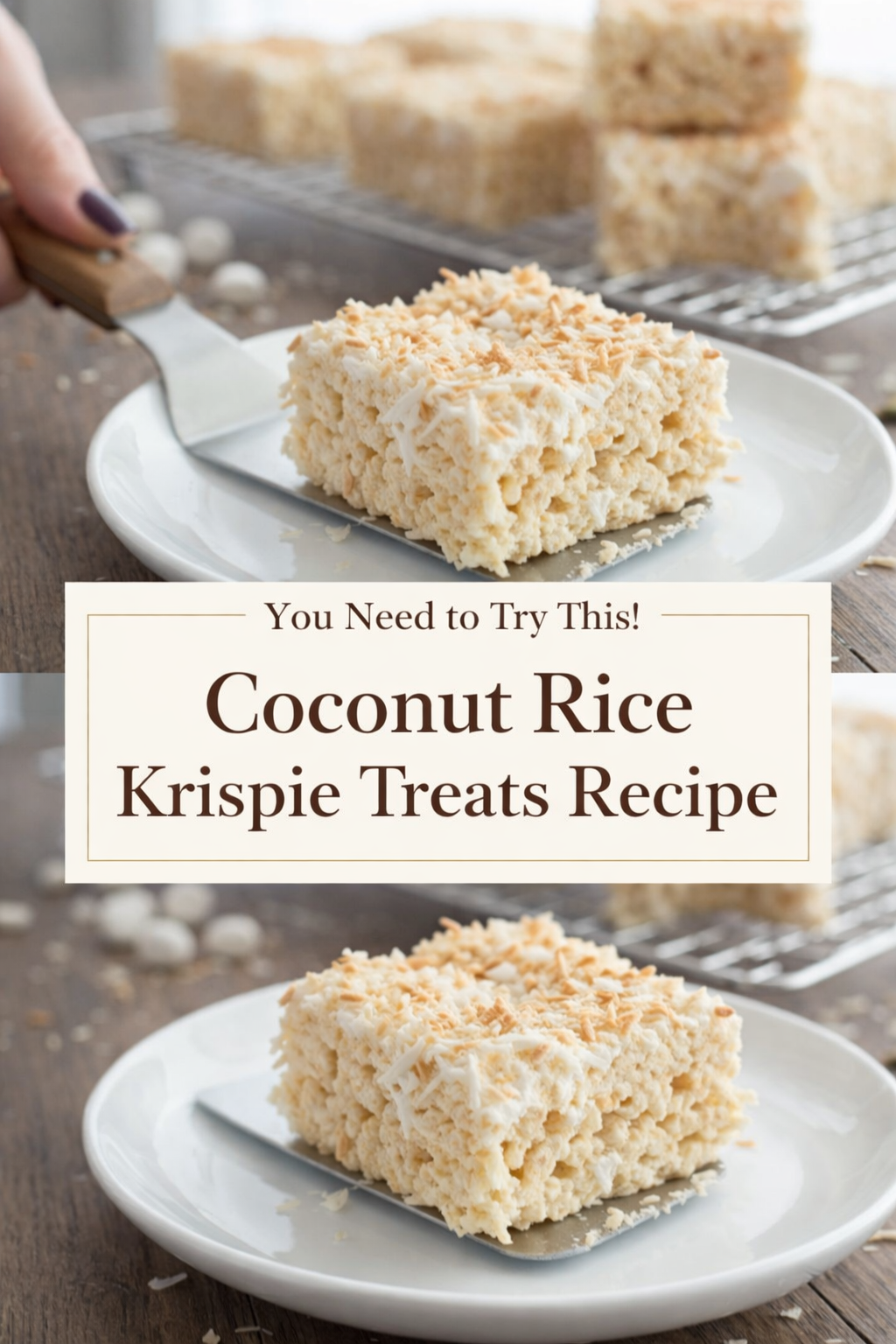 Coconut Rice Krispie Treats Recipe