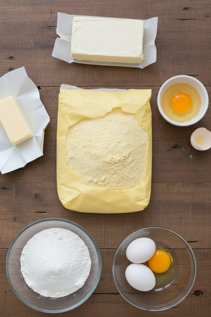 Cream Cheese Butter Cake Bars Recipe