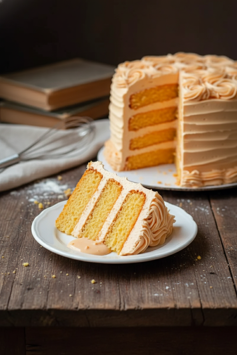 Cream Cheese Orange Cake with Zesty Frosting