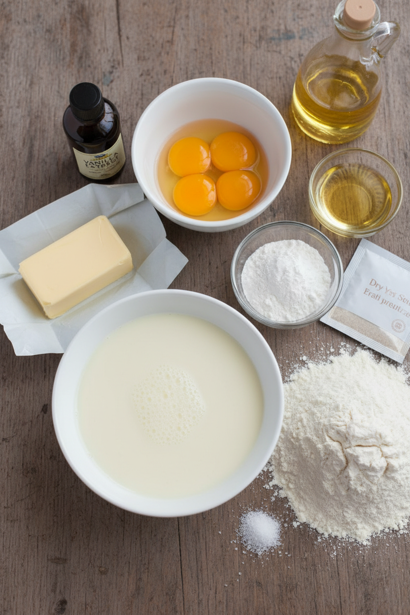 Cream-Filled Donuts with Crackly Caramel Glaze