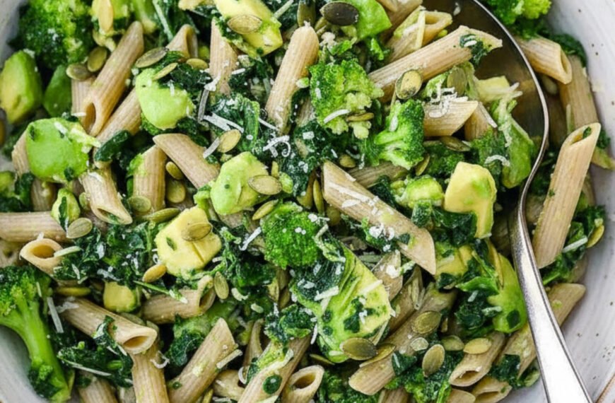 Creamy Avocado Spinach Pasta