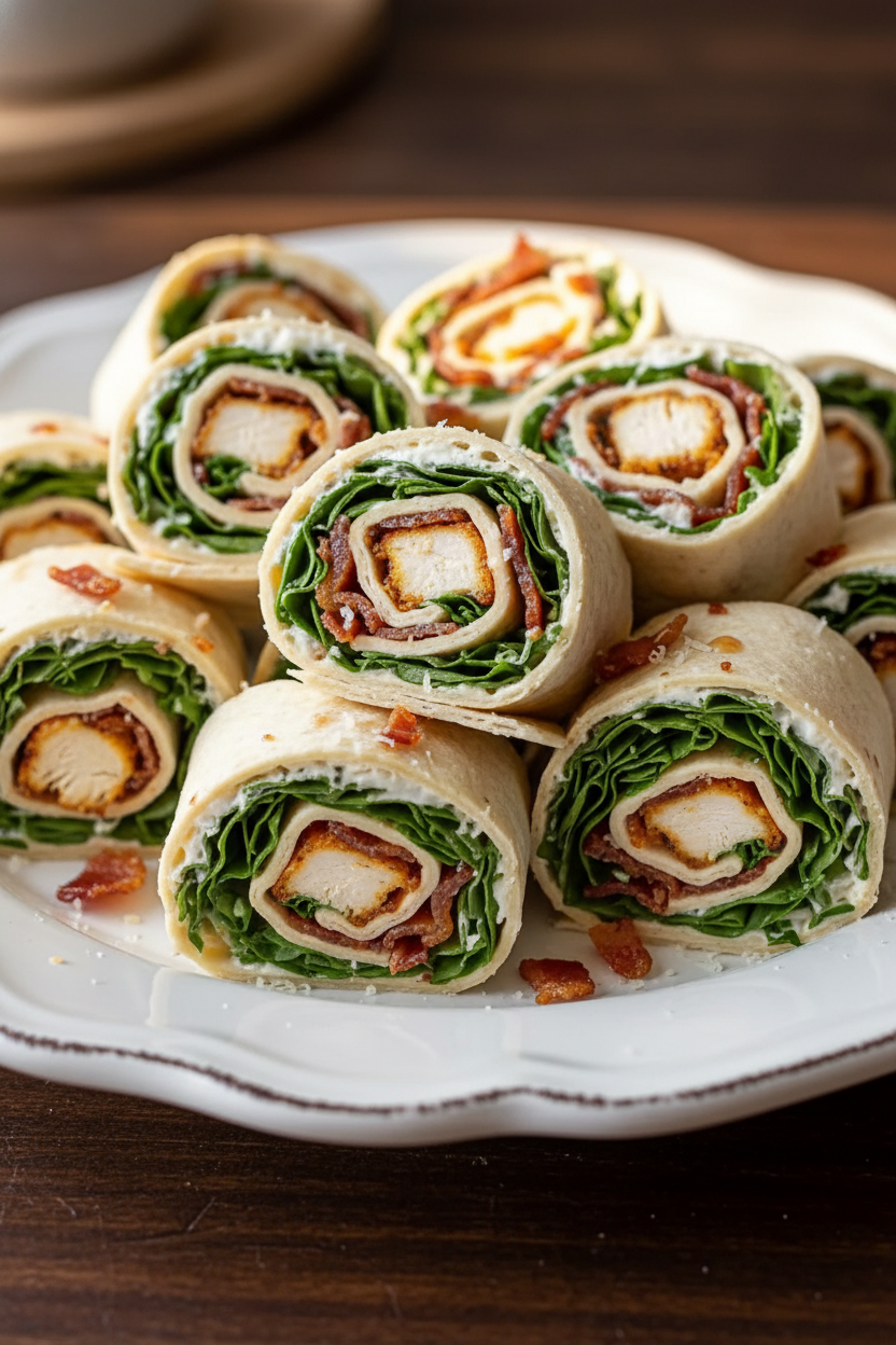 Creamy Bacon Ranch Pinwheels for Effortless Entertaining