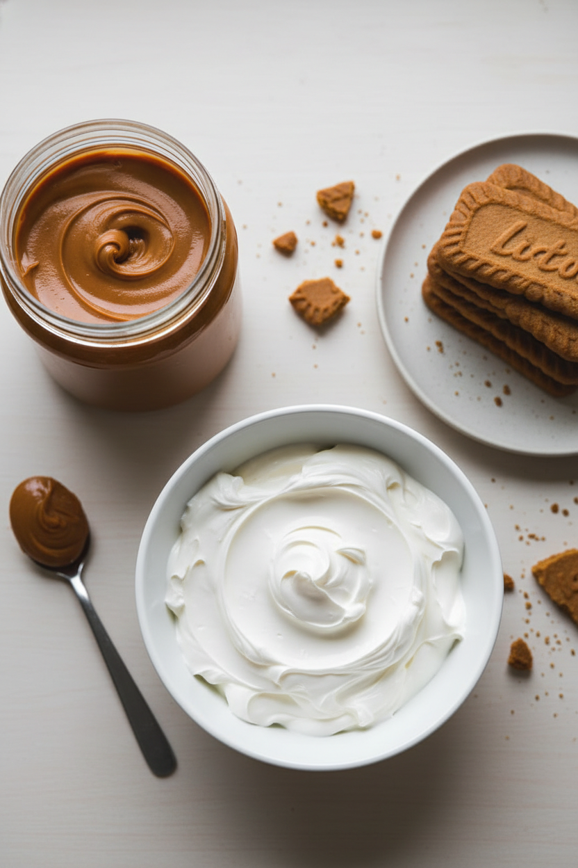 Creamy Biscoff Mousse with a Decadent Cookie Topping