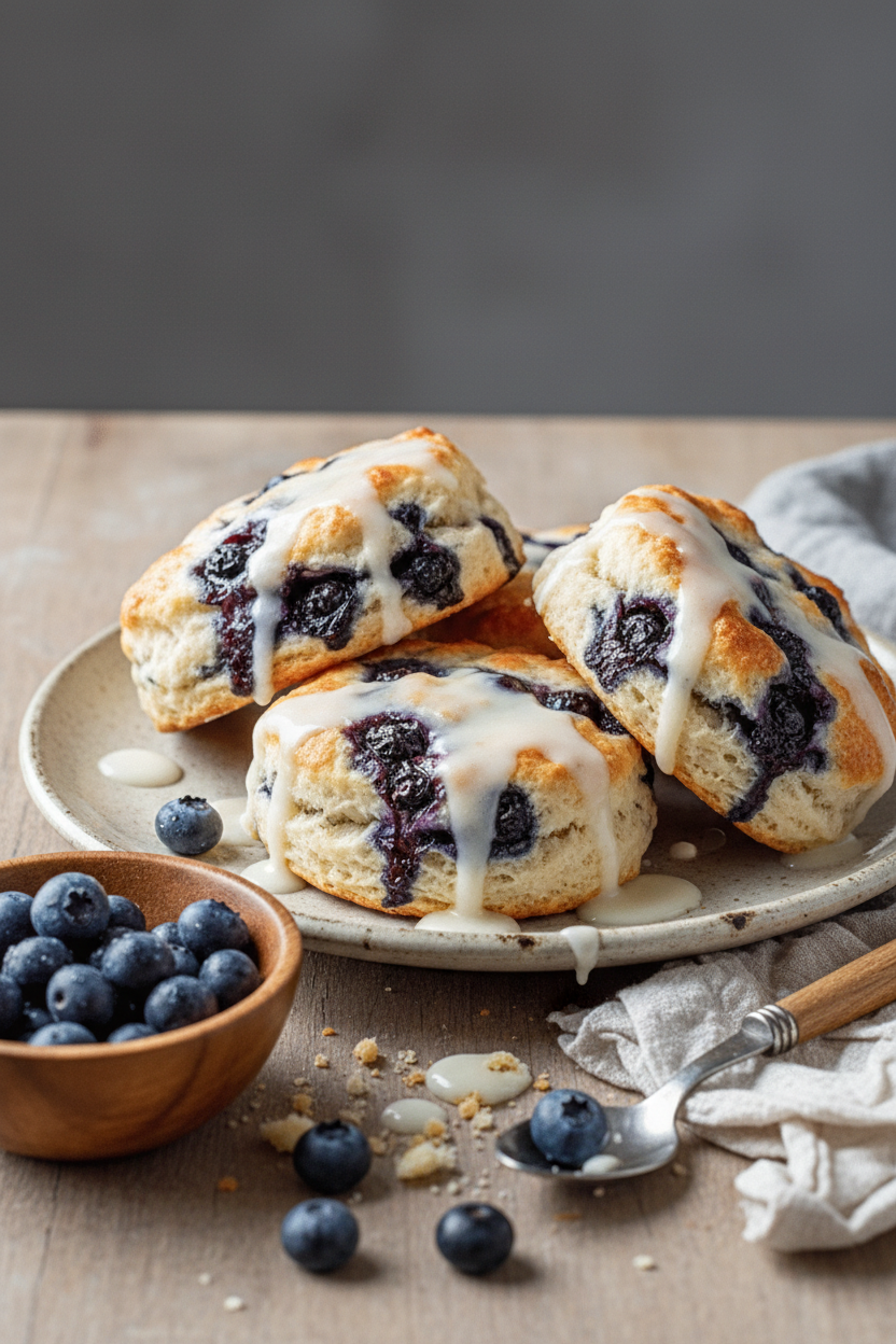 Creamy Blueberry Loaf Cake Recipe