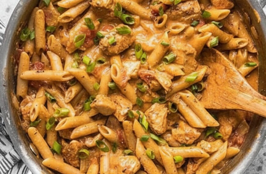 Creamy Cajun Chicken Pasta in Twenty Minutes
