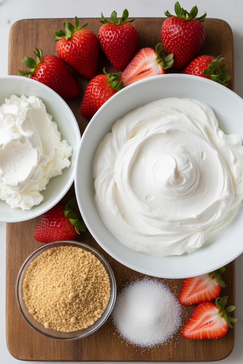Creamy Cheesecake Stuffed Strawberries