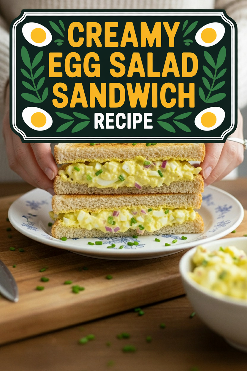 Creamy Egg Salad Sandwich Recipe